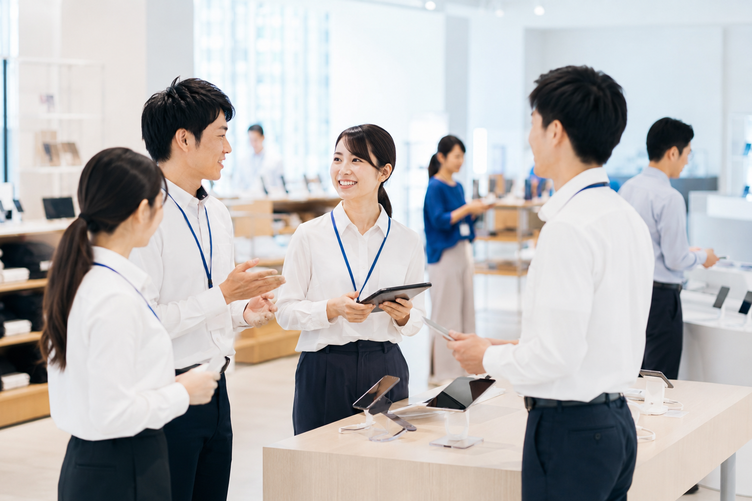 通信販売の現場で働くKraanのスタッフ